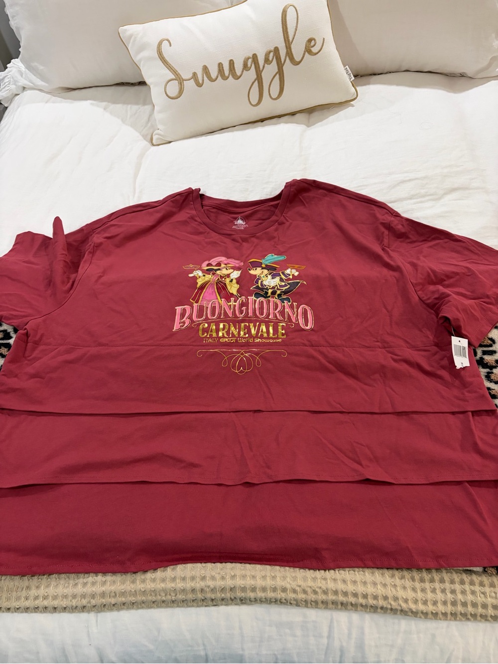 Disney Epcot Women’s 3x Buongiorno Carnevale' Graphic Tee